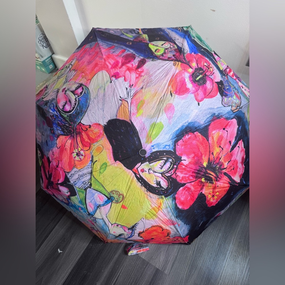 Large hibiscus girls umbrella
